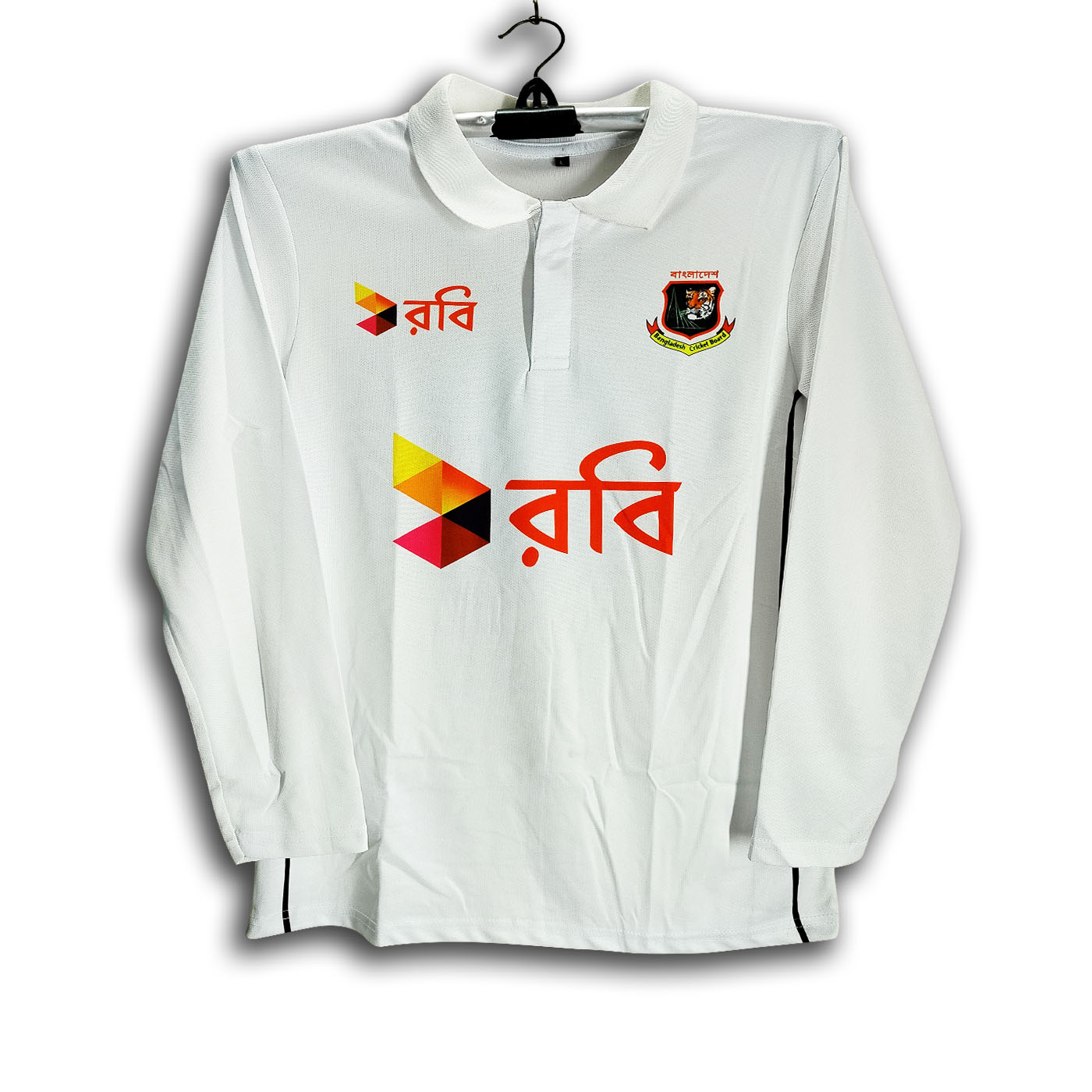 Bangladesh Full Sleeve Polo Cricket Test Jersey For Men - Test Polo Jersey For Men - Bangladesh Cricket Jersey 2025/26