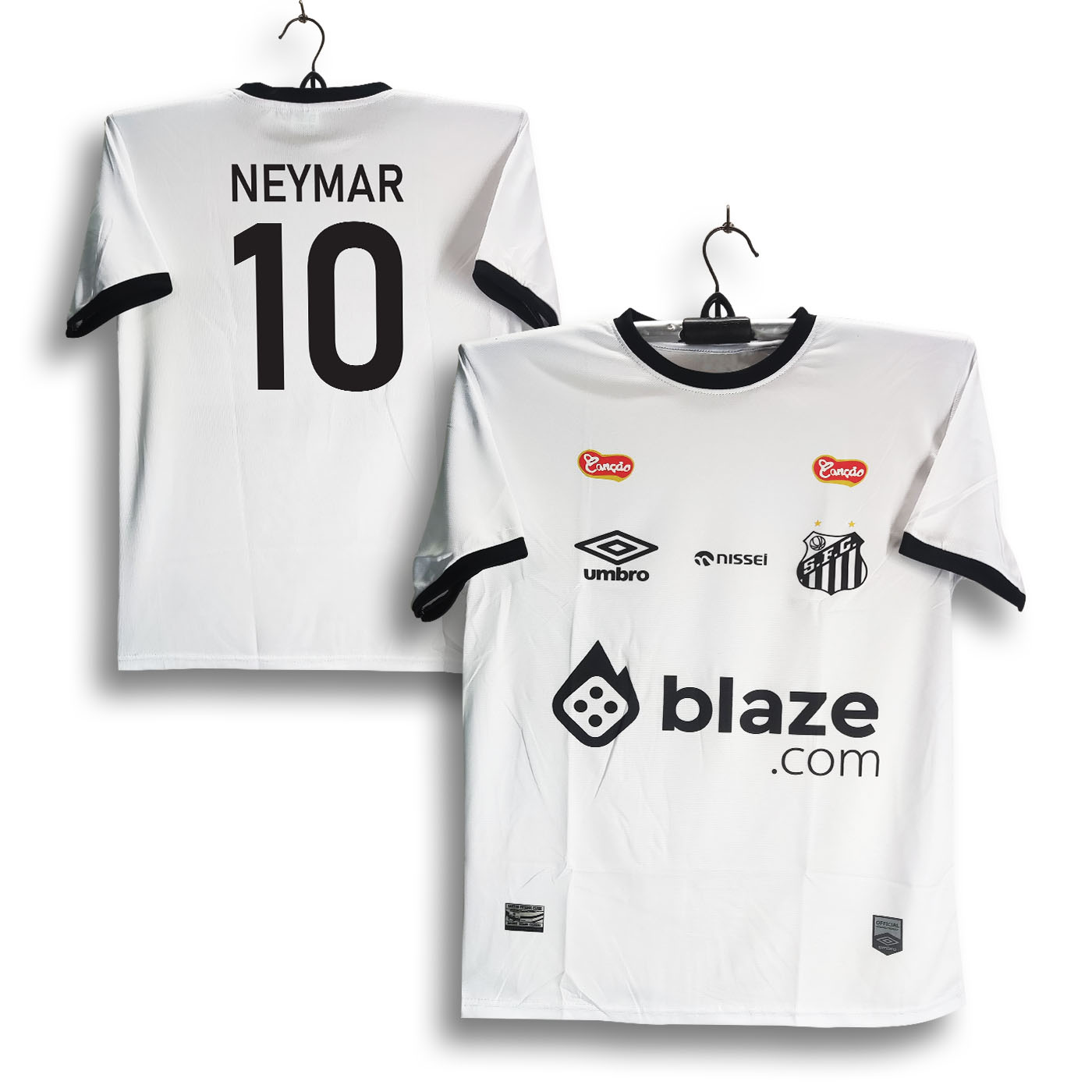 Santus Short Sleeve Football Jersey For Man - Neymar jr 10 New Clube Jersey - Santos Jersey 2025-26