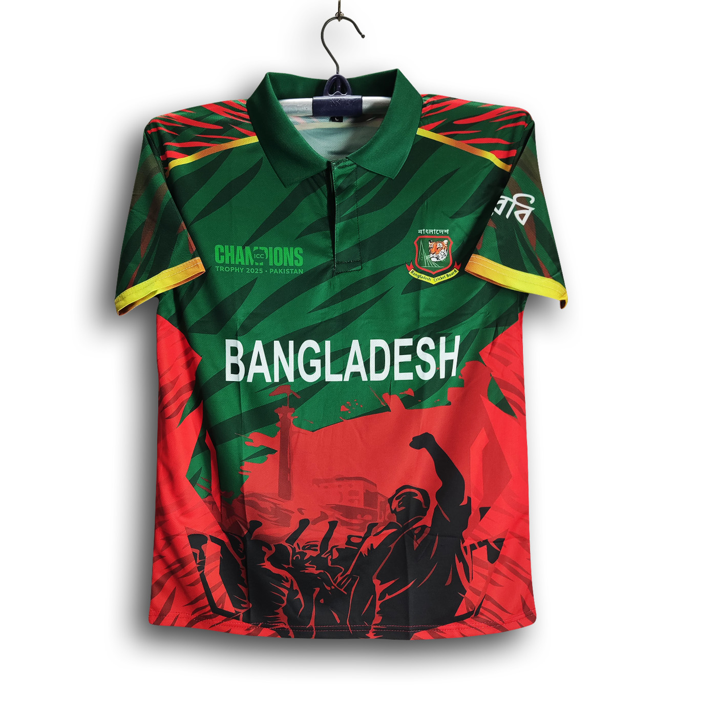 Bangladesh ICC Champions Trophy Jersey For Man - Half Sleeve T Shirt - Bangladesh Cricket Jersey 2025-26