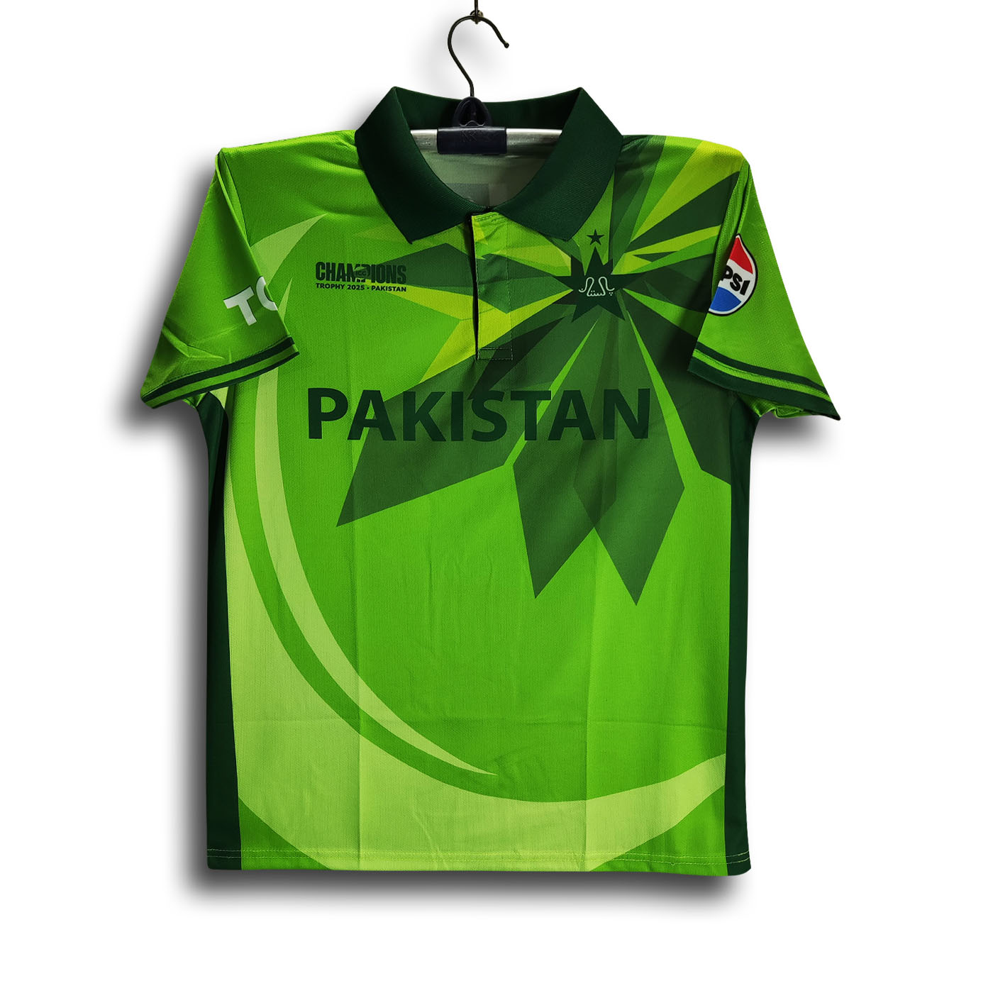 Pakistan ICC Champions Trophy Jersey For Man - Half Sleeve Polo T Shirt - Pakistan Cricket Jersey 2025-26