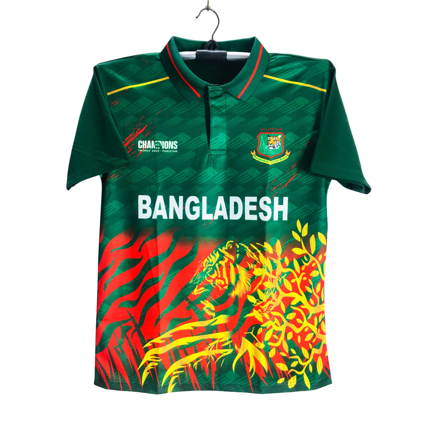 Bangladesh ICC Champions Trophy Jersey For Man - Half Sleeve Polo T Shirt - Bangladesh Cricket Jersey 2025-26