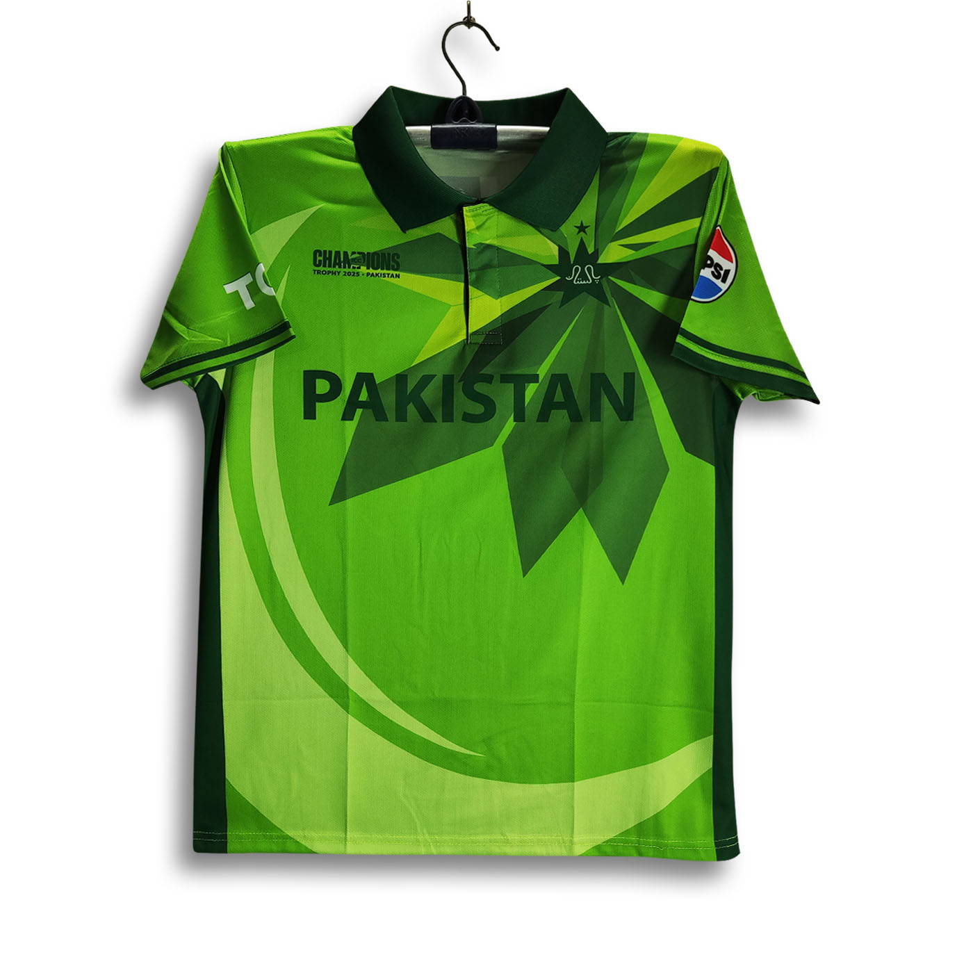 Pakistan ICC Champions Trophy Jersey For Man - Half Sleeve Polo T Shirt - Pakistan Cricket Jersey 2025/26