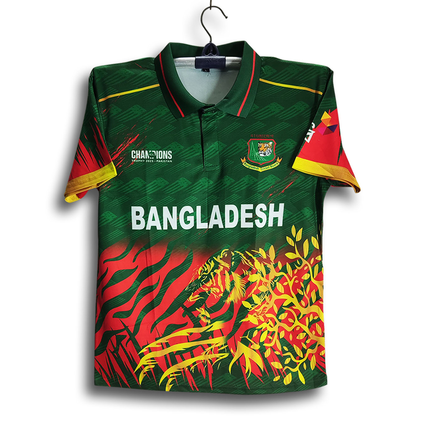 Bangladesh ICC Champions Trophy Jersey For Man - Half Sleeve T Shirt - Bangladesh Cricket Jersey 2025-26