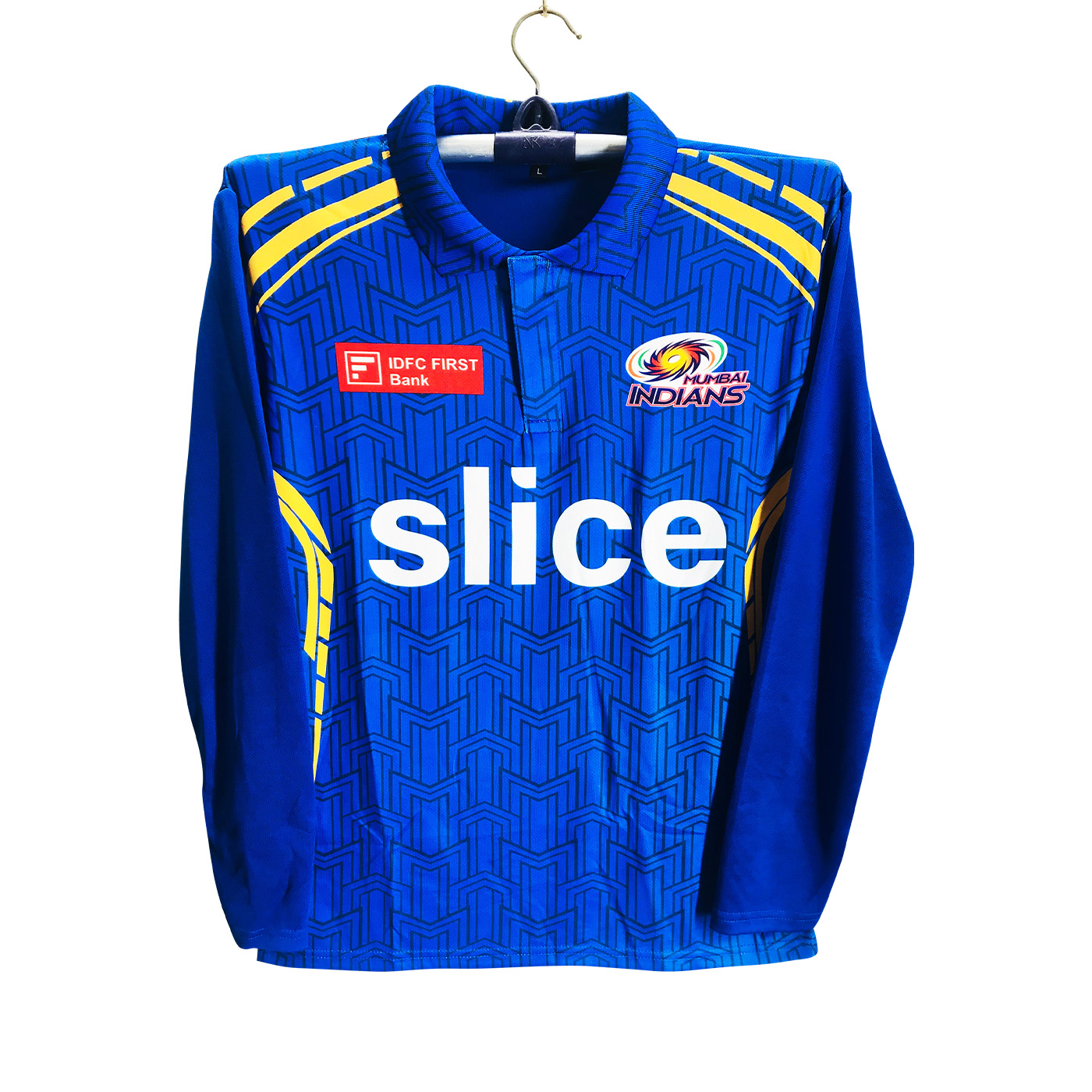 Mumbai Indians Full Sleeve Collar Polo IPL Jersey For Men -Mi IPL Jersey - IPL Jersey - Mumbai Jersey 2025/26