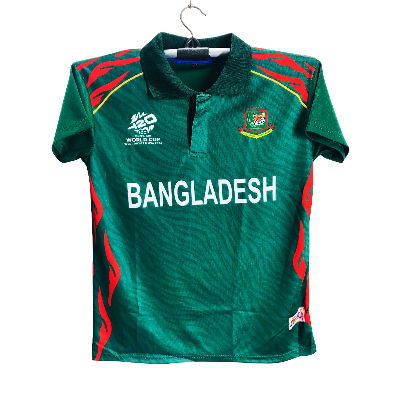 Bangladesh T20 World Cup Jersey - Short Sleeve Collar Polo Jersey