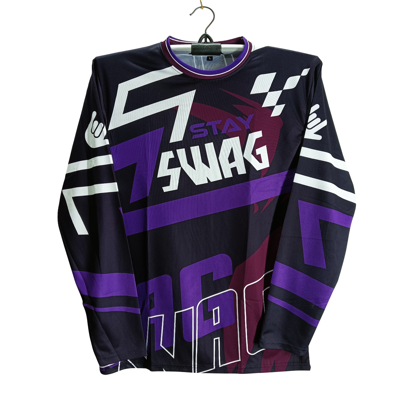 Stay SWAG Full Sleeve Bike Jersey For Man - Bike T shirt