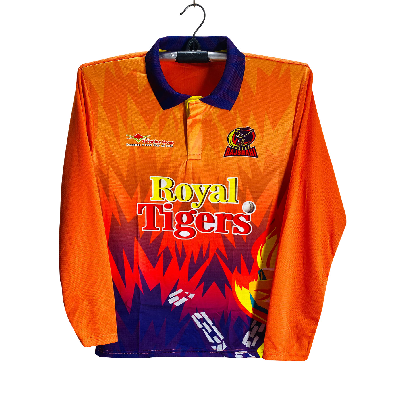 Durbar Rajshahi Full Sleeve Polo Cricket Jersey For Men