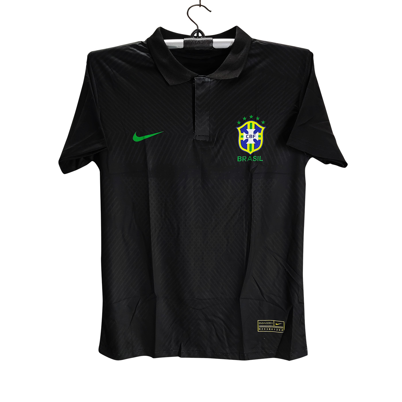Brazil Short Sleeve Polo Football Jersey