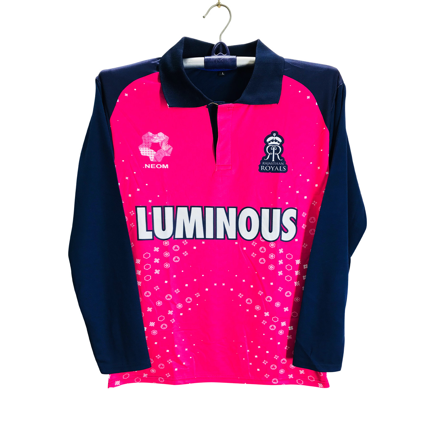 Rajasthan Royals Full Sleeve Collar Polo IPL Jersey